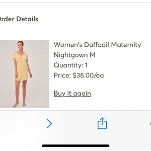 PACT Maternity Nightgown